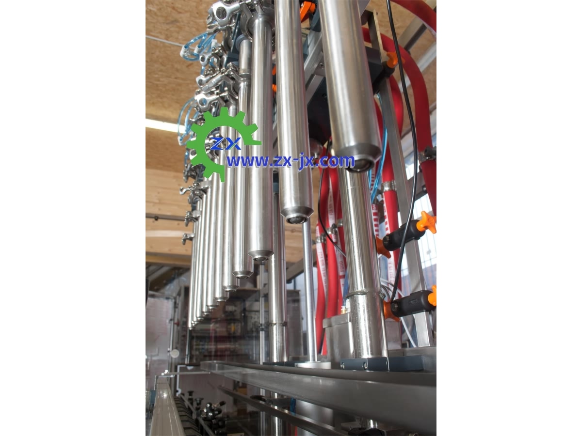 Twelve-Head Linear Liquid Filling Machine with Hopper