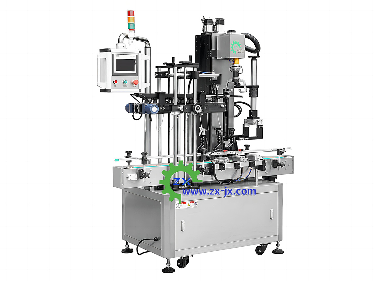 喷枪头自动旋盖机