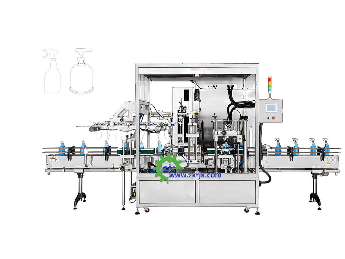 喷枪头自动旋盖机