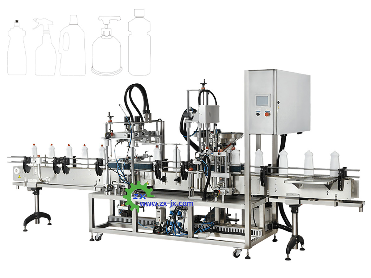 单头伺服爪式旋盖机