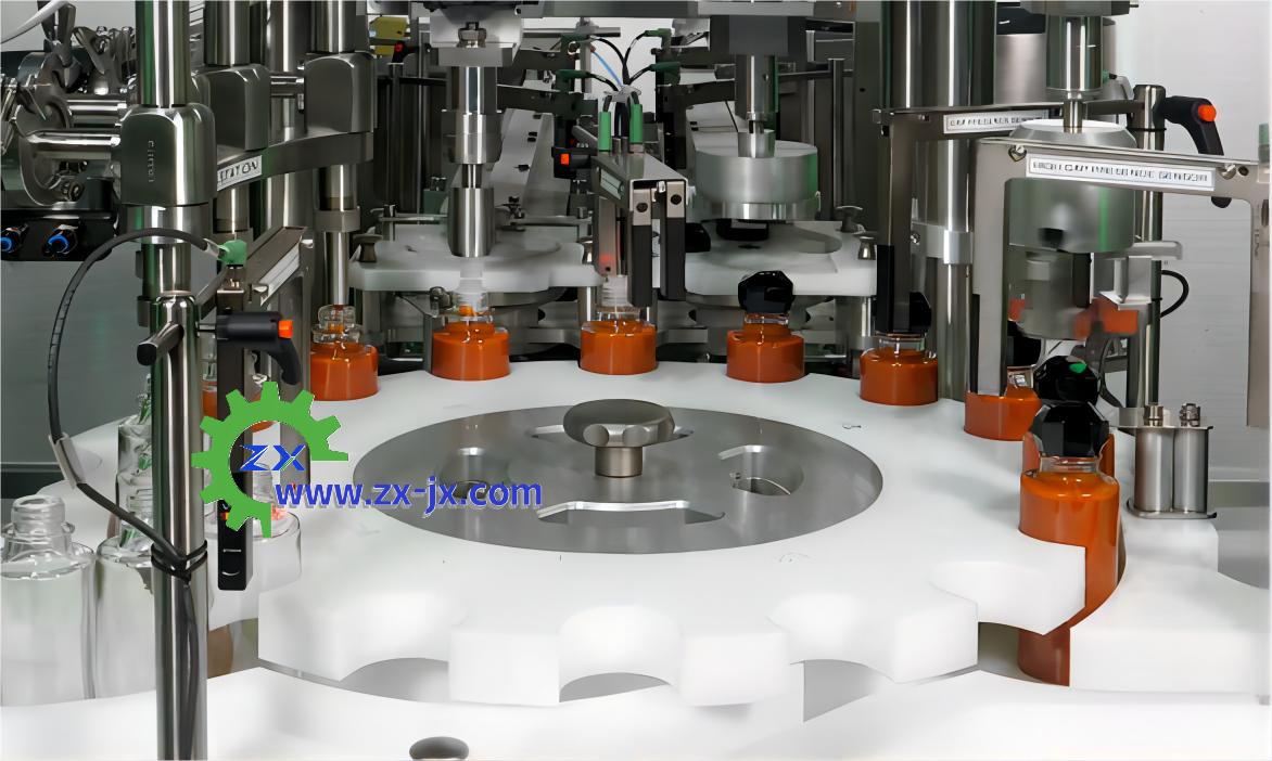 滴管瓶送瓶灌装旋盖一体机